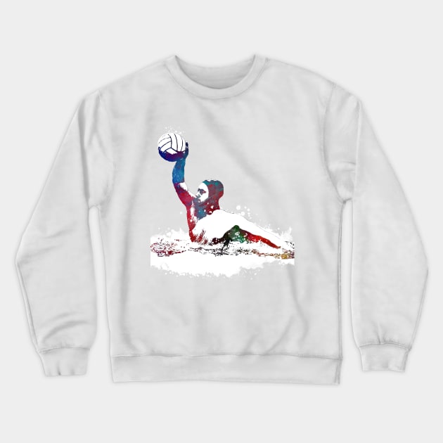 Water polo sport #sport #waterpolo Crewneck Sweatshirt by JBJart